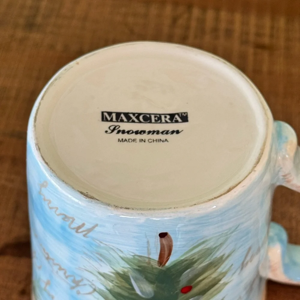 Maxcera Snowman Tree Winter Holiday Mug - Picture 4 of 5